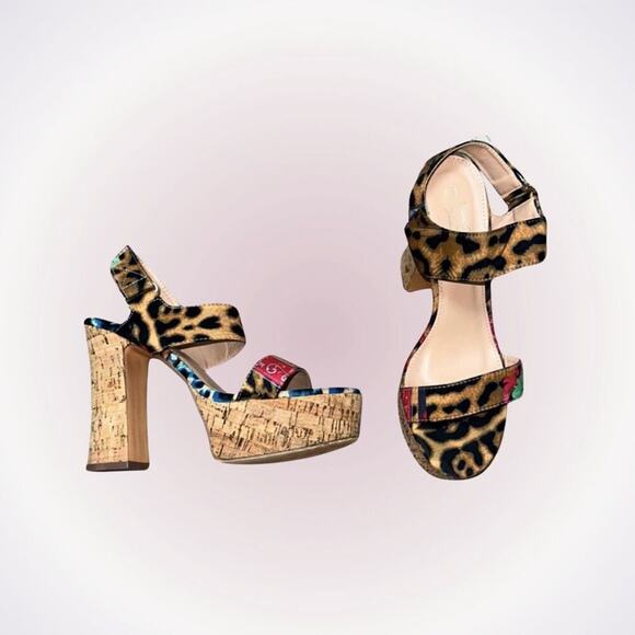 Antica Sartoria Italian Cork Platform SandalsSz 39